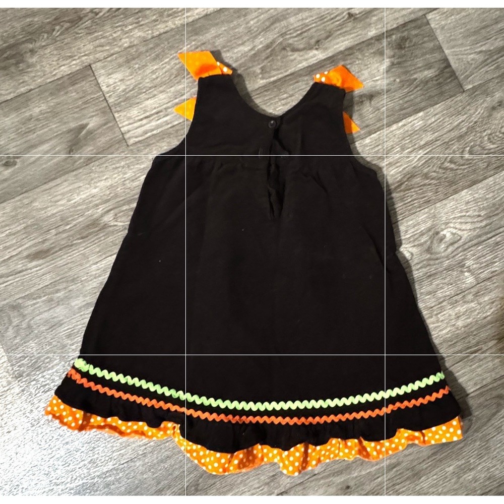 Blueberi Boulevard Thanksgiving Turkey Corduroy Jumper Dress Size 3T - Picture 5 of 7